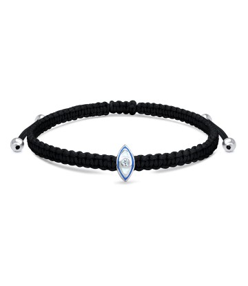 Evil Eye with Enamel Matt Rope Bracelet BR-306